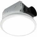 Homewerks BATH FAN 50CFM ROUND NO CUT LED LIGHT 7141-50